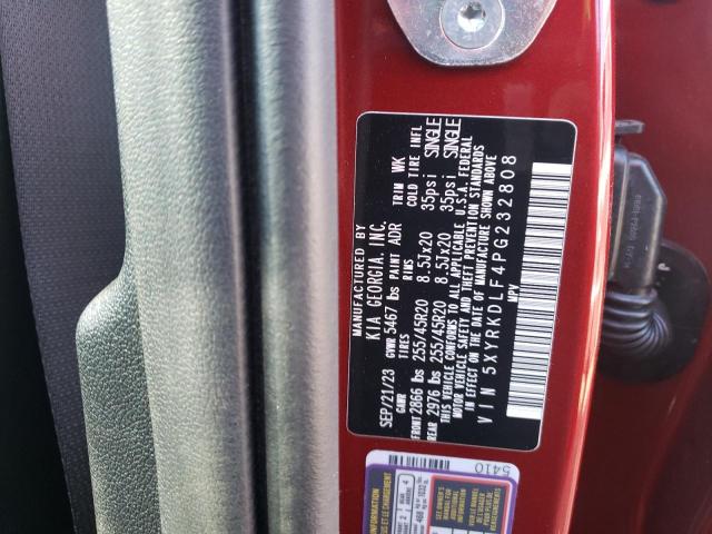 5XYRKDLF4PG232808 KIA SORENTO SX
