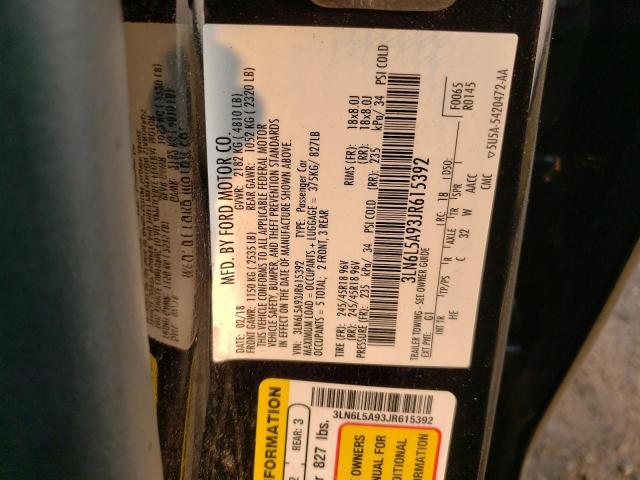3LN6L5A93JR615392 Lincoln Mkz Premiere