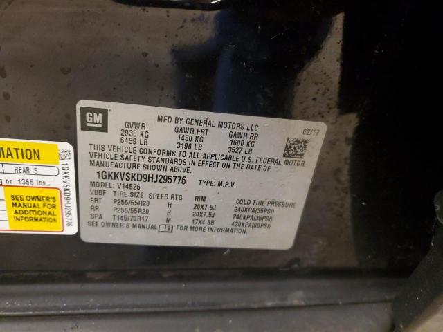 1GKKVSKD9HJ295776 GMC Acadia Limited Slt-2