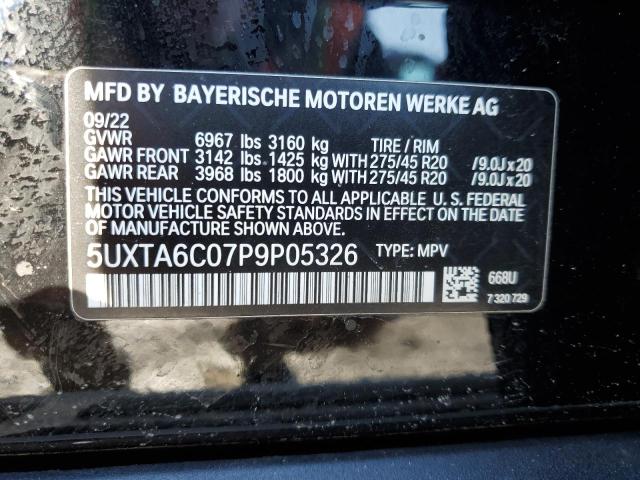 5UXTA6C07P9P05326 BMW X5 Xdrive45e