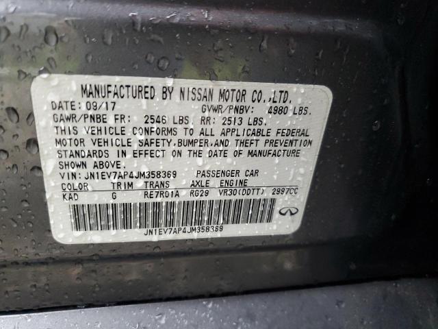 JN1EV7AP4JM358369 Infiniti Q50 LUXE