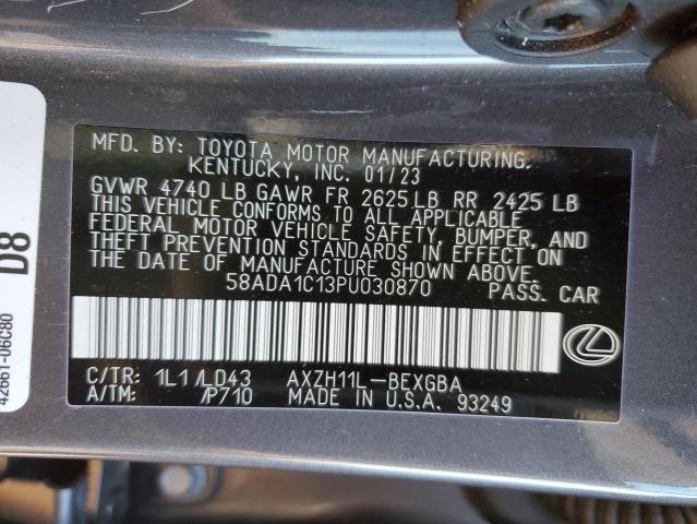 58ADA1C13PU030870 Lexus Es 300h Base