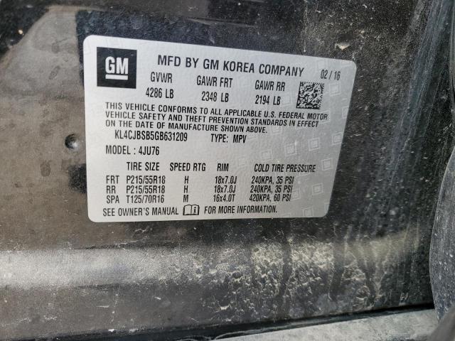 KL4CJBSB5GB631209 Buick Encore Convenience