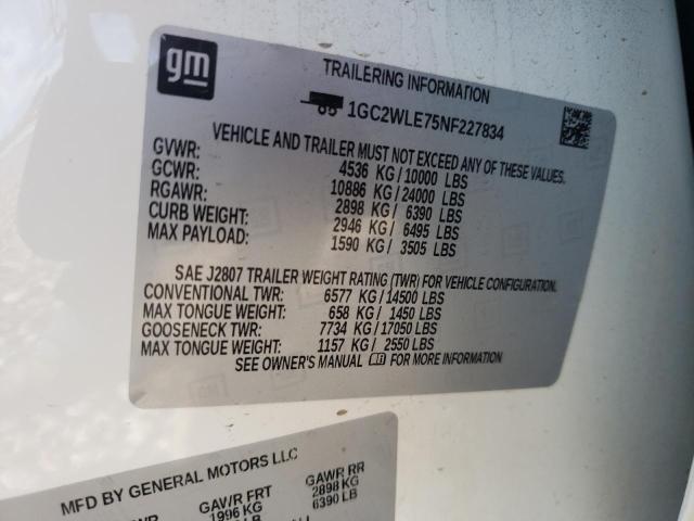 1GC2WLE75NF227834 Chevrolet Silverado C2500 Heavy Duty