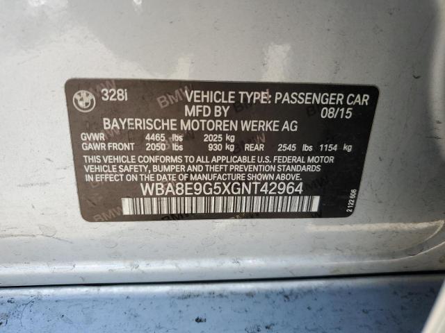 WBA8E9G5XGNT42964 BMW 328 I Sulev