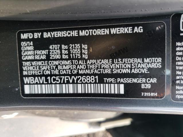 WBAVL1C57FVY26881 BMW X1 Xdrive28i