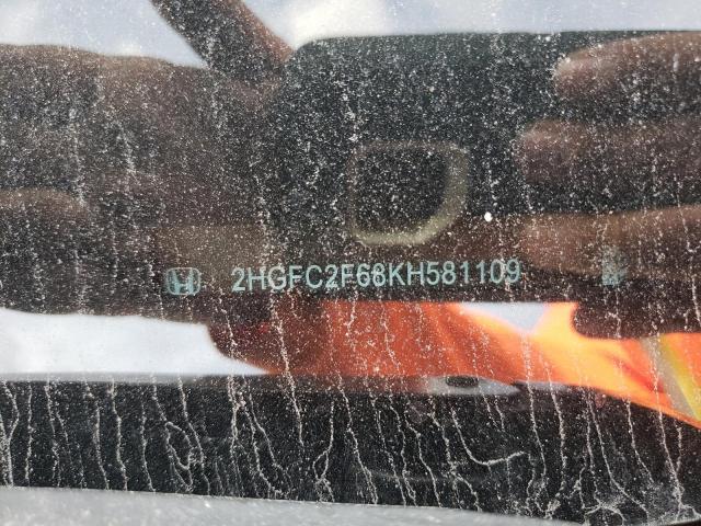 2HGFC2F68KH581109 Honda Civic Lx