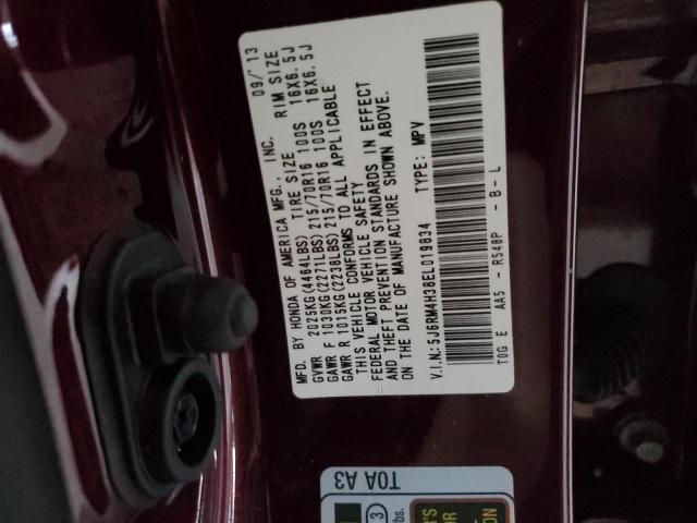 5J6RM4H38EL019834 Honda CR-V LX