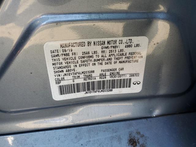 JN1EV7AP4LM203288 Infiniti Q50 PURE