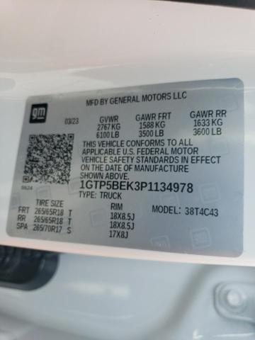 1GTP5BEK3P1134978 GMC Canyon Elevation