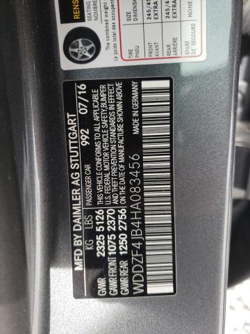 WDDZF4JB4HA083456 Mercedes-Benz E 300