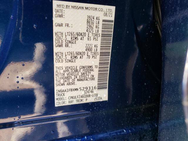 1N6AA1FBXMN529316 Nissan Titan Xd Sv