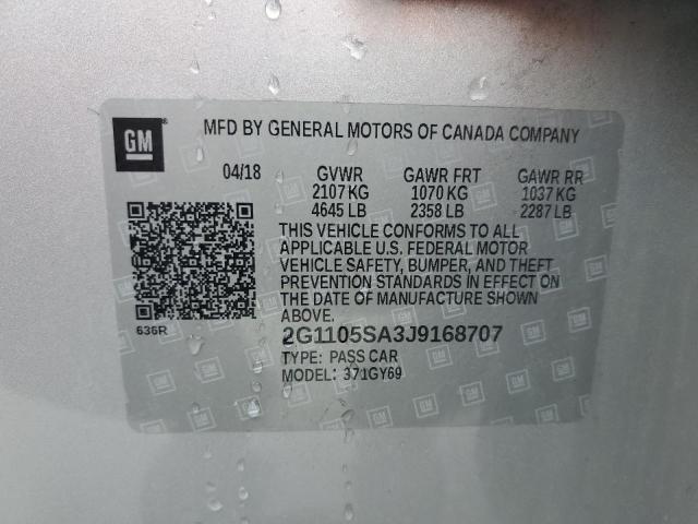 2G1105SA3J9168707 Chevrolet IMPALA LT