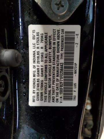 19XFB2F71FE256443 Honda CIVIC SE