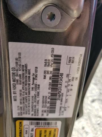 3FA6P0CD1LR154540 Ford FUSION SEL