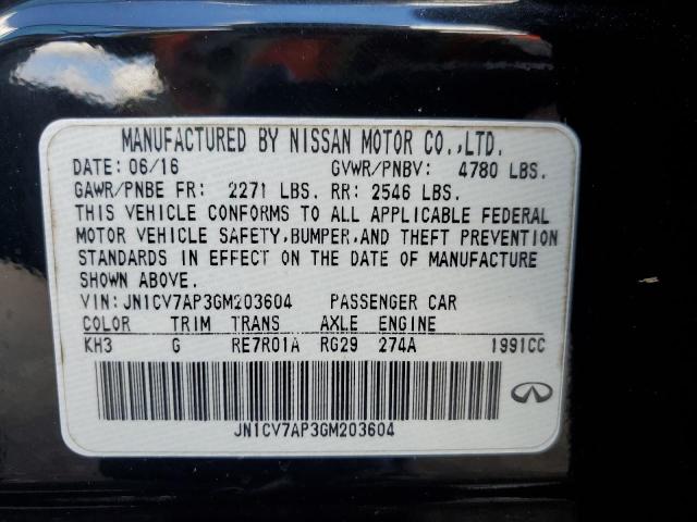 JN1CV7AP3GM203604 Infiniti Q50 BASE