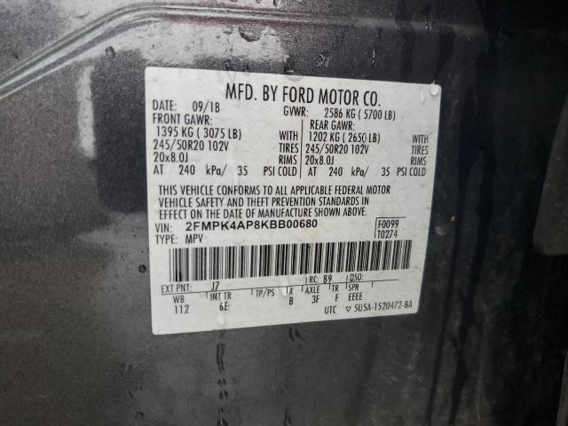 2FMPK4AP8KBB00680 Ford EDGE ST