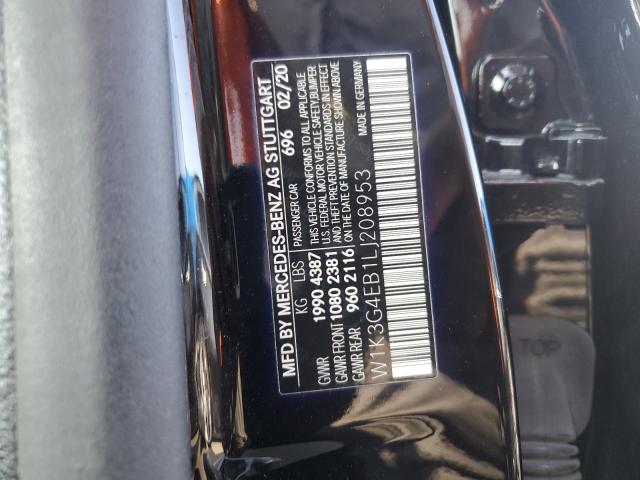 W1K3G4EB1LJ208953 Mercedes-Benz A 220