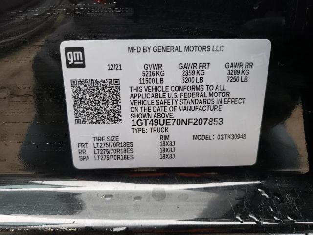 1GT49UE70NF207853 GMC Sierra K3500 Slt
