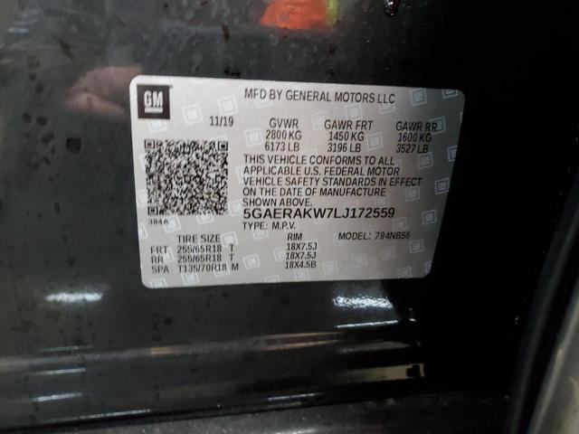 5GAERAKW7LJ172559 Buick Enclave Preferred