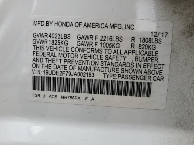 19UDE2F79JA002183 Acura Ilx Premium