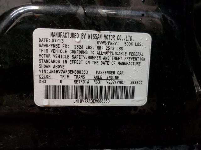 JN1BV7AR3EM688353 Infiniti Q50 BASE