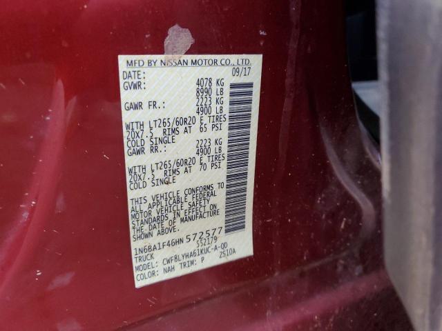 1N6BA1F46HN572577 Nissan Titan Xd Sl