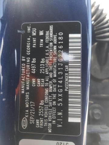 5XXGT4L31JG226180 KIA Optima Lx