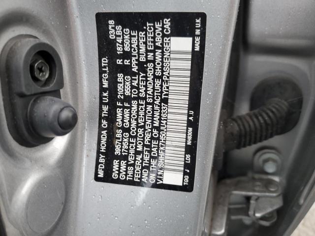 SHHFK7H50JU416337 Honda CIVIC EX
