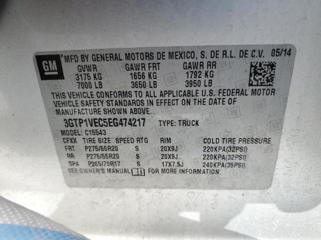 3GTP1VEC5EG474217 GMC Sierra C1500 Slt