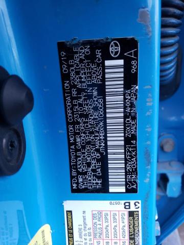 JTNKHMBX9K1060581 Toyota C-HR XLE