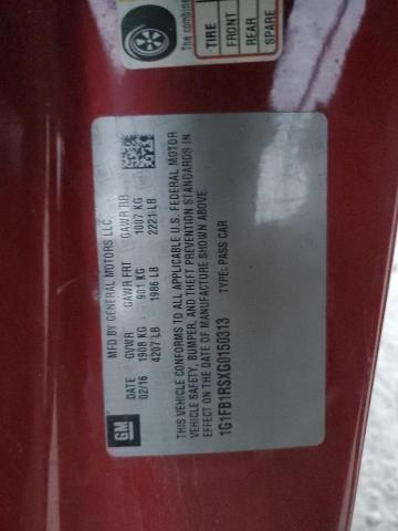 1G1FB1RSXG0150313 Chevrolet CAMARO LT