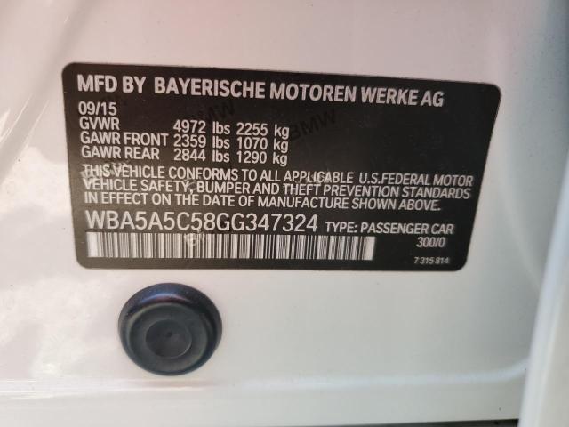 WBA5A5C58GG347324 BMW 528 I