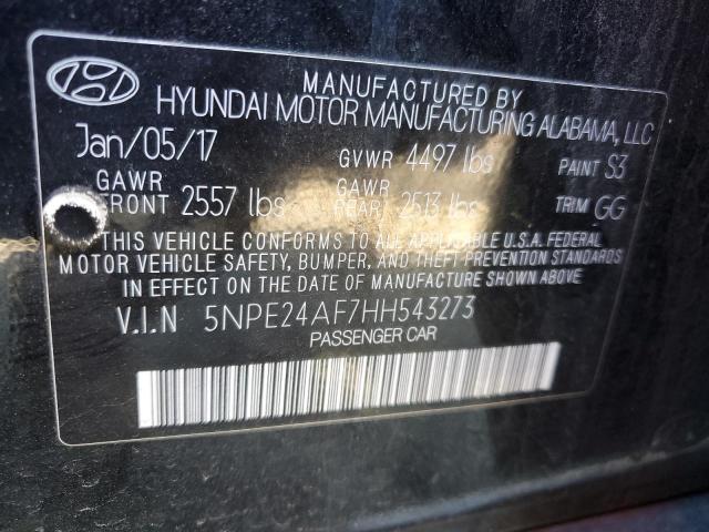 5NPE24AF7HH543273 Hyundai SONATA SE