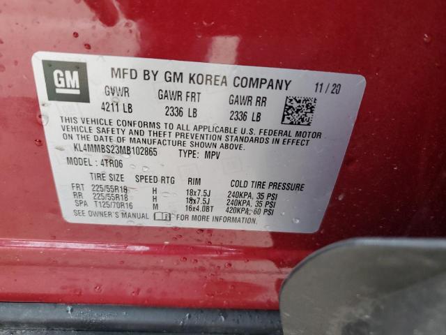 KL4MMBS23MB102865 Buick Encore Gx Preferred
