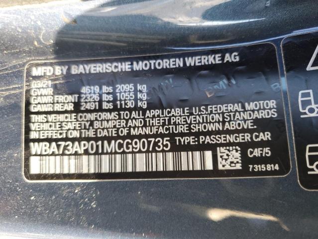 WBA73AP01MCG90735 BMW 430xi
