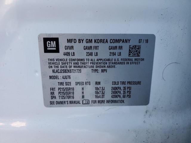 KL4CJ2SB2KB721720 Buick Encore Sport Touring