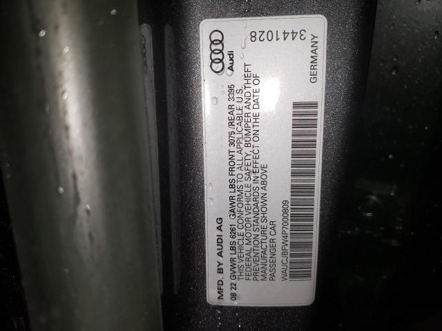 WAUCJBFW4P7000809 Audi E-tron Gt Premium Plus