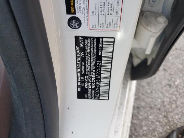 WDDZF4JB3HA275421 Mercedes-Benz E 300