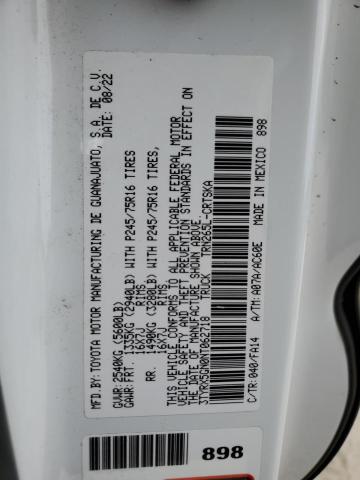 3TYRX5GN0NT062718 Toyota Tacoma Access Cab