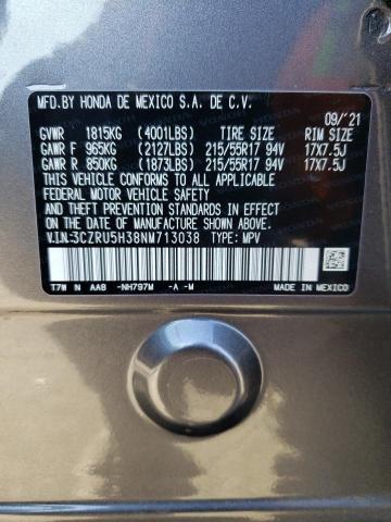 3CZRU5H38NM713038 Honda HR-V LX