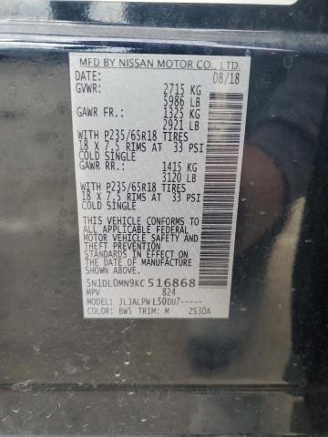 5N1DL0MN9KC516868 Infiniti QX60 LUXE