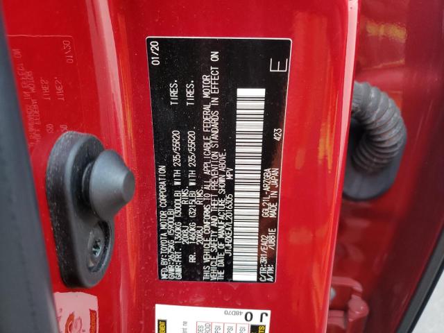 JTJHZKEA7L2016305 Lexus Rx 350 L
