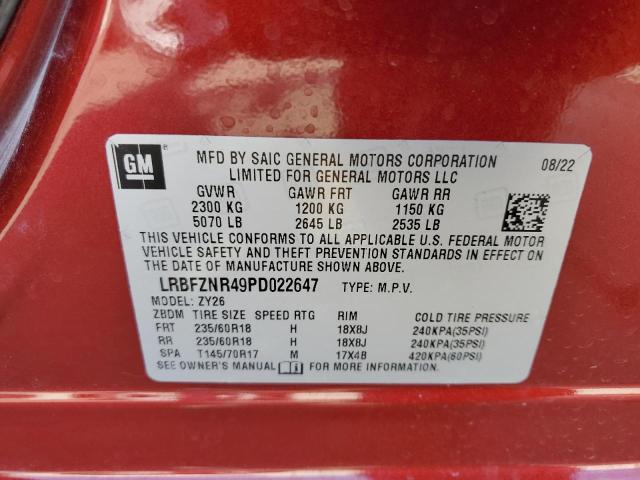 LRBFZNR49PD022647 Buick Envision Essence