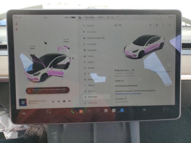 5YJ3E1EB5NF103082 Tesla MODEL 3