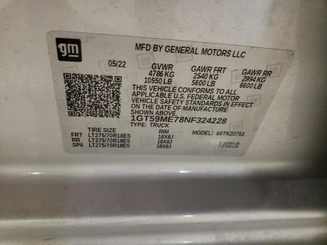 1GT59ME78NF324228 GMC Sierra K2500 Sle