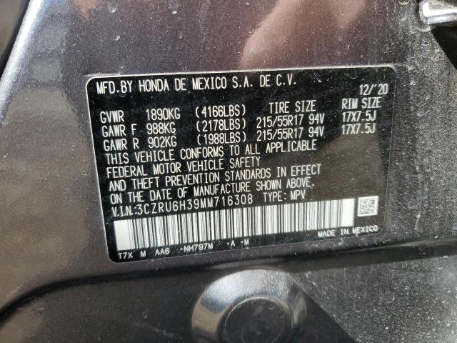3CZRU6H39MM716308 Honda HR-V LX