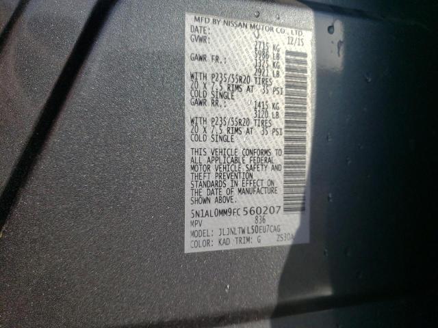 5N1AL0MM9FC560207 Infiniti QX60