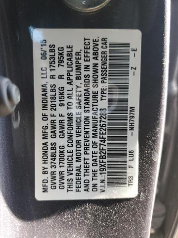 19XFB2F74FE267288 Honda CIVIC SE