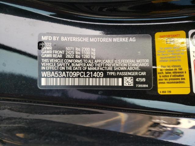 WBA53AT09PCL21409 BMW M440I